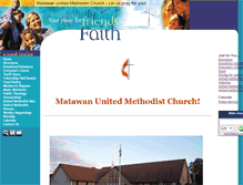 Tablet Screenshot of matawanumc.org